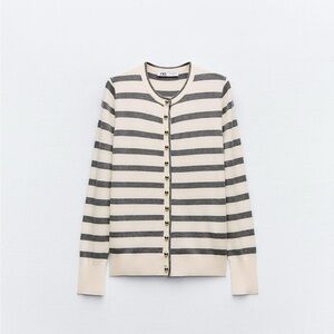 Zara Buttoned Knit Cardigan